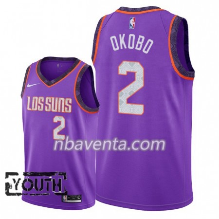 Camiseta Niños Phoenix Suns Elie Okobo 2 2018-19 Nike City Edition Violeta Swingman